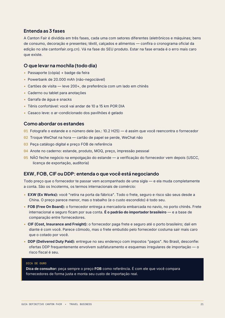 Prévia desfocada da página de Incoterms